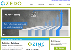 Zedo advertising