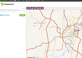 Mapquest map