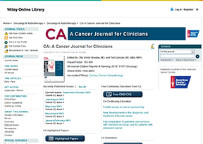CA cancer J Clin