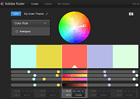 Kuler color matching tool