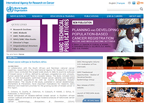 International Agency for research on cancer