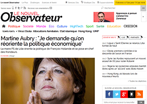 French new observer weekly