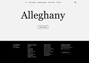 Allegheny company_ Alleghany