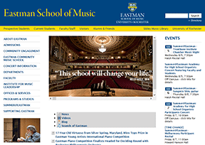 Eastman Conservatory of music, University of Rochester