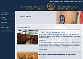 International Tribunal for the law of the sea