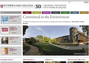 Fitzwilliam college, Cambridge University