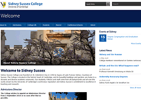 Sydney Sussex College, Cambridge University