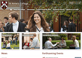 St Anne's college, Oxford University