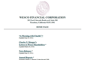 Wesco Financial