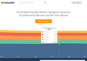 Similarweb analysis tool