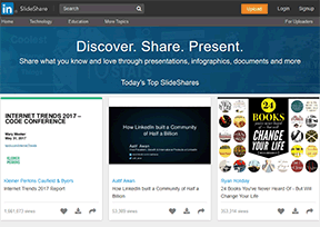 SlideShare slide sharing website