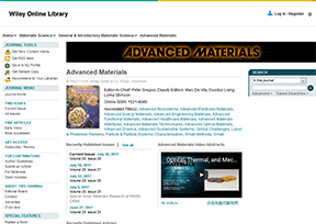 Advanced materials magazine