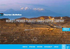Freeport McMoRan copper and gold company