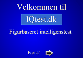 Danish IQ test website