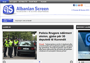 Albanian screen