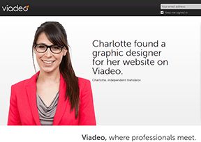 Video business social network (Viadeo)