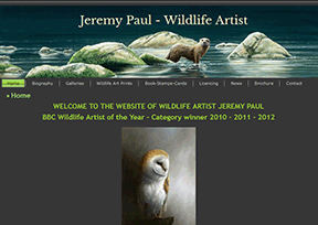 Wildlife artist Jamie Paul