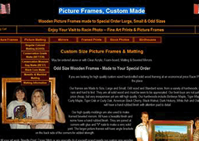 Custom frame