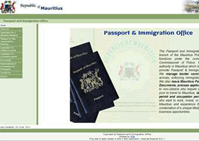 Mauritius passport and Immigration Service