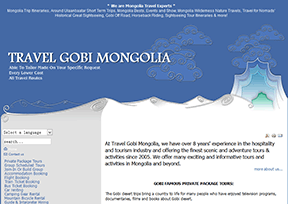 Gobi travel agency of Mongolia