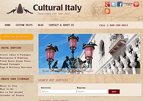 Cultural Italian travel agency