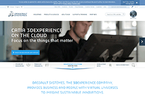 French 3DS Dassault system software company