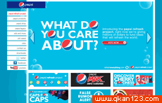 Pepsi Cola official website